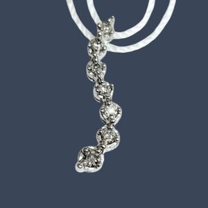 Diamond Journey 10K white gold pendant